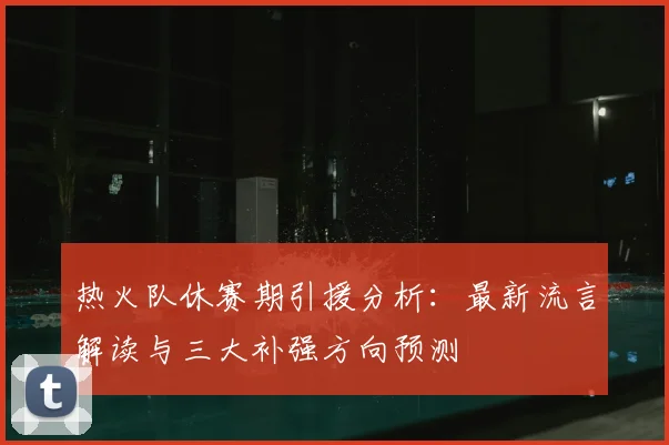 热火队休赛期引援分析：最新流言解读与三大补强方向预测